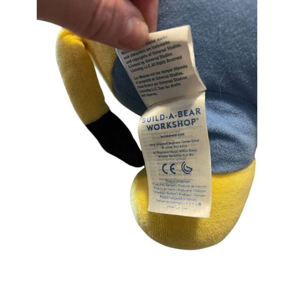 Build A Bear Multicolor Minion Bob Despicable Me Plush Stuffed Toy - Picture 5 of 9